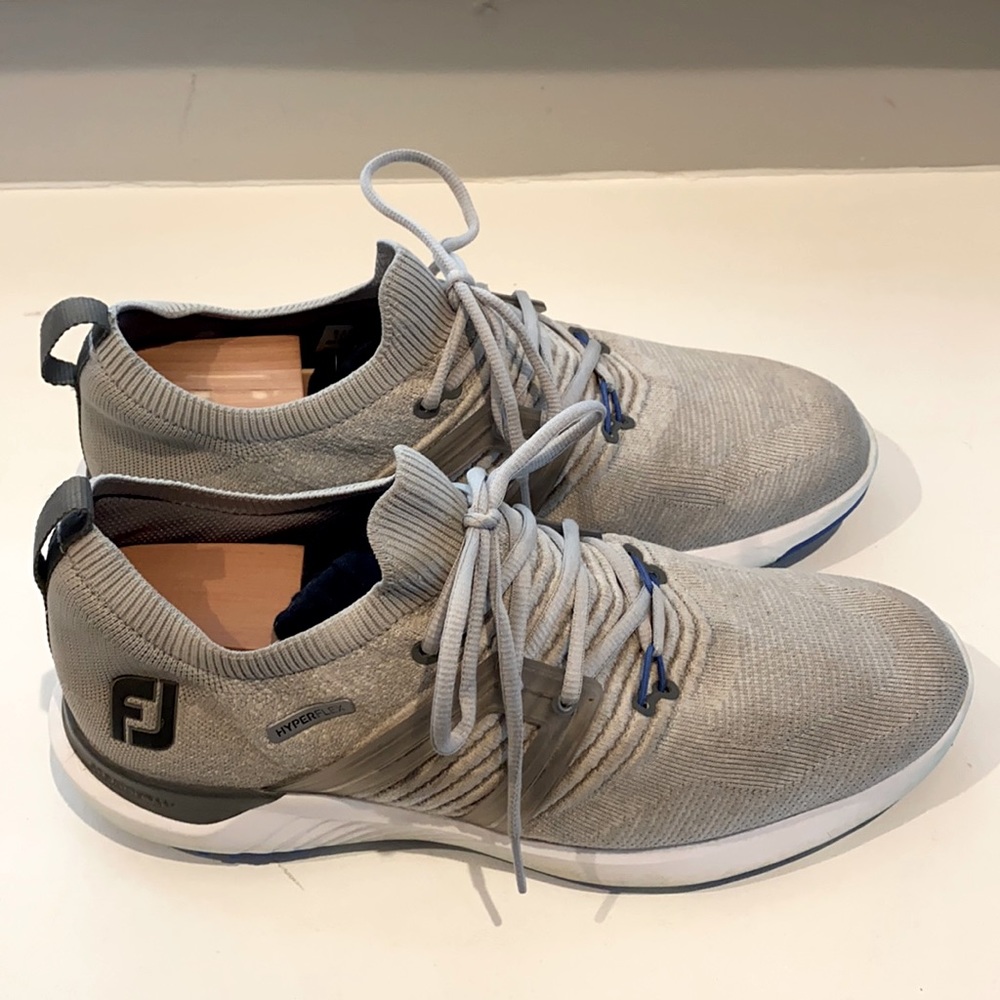 Footjoy Hyperflex 21 Golf Shoes Grey/Blue